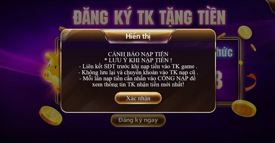 cảnh báo liên kết tdtc88