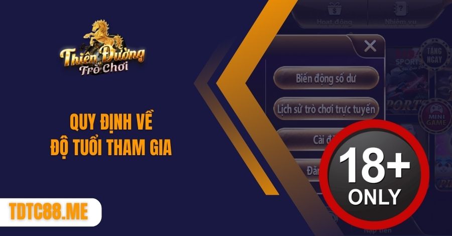 quy định về độ tuổi tham gia