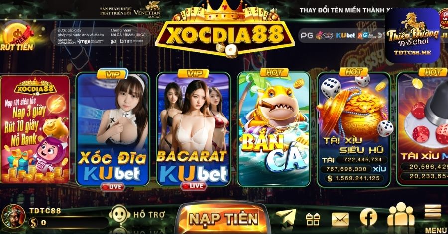 Tải game xocdia88 APK