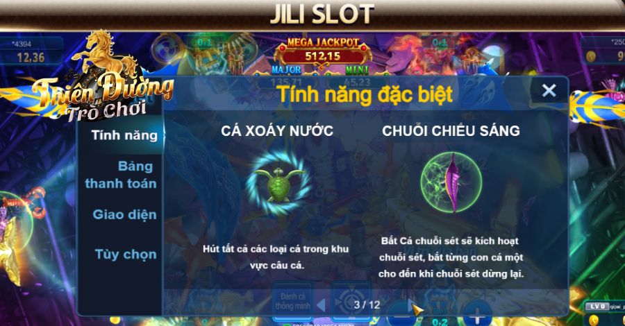 Người chơi khám phá tính năng đặc biệt trên Ocean King TDTC88
